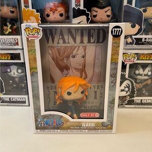 Funko Pop! Nami 1777 2025 Target Con 2025 Release One Piece Wanted Poster